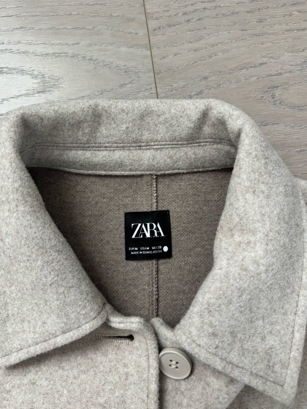 Zara Light Cream Jacket - Picture 2 of 7